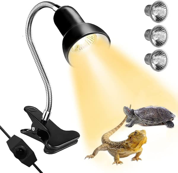Skildpadde Varmelampe Solpladslys Til Krybdyr 25w+50w Uva Uvb Varmepunkt