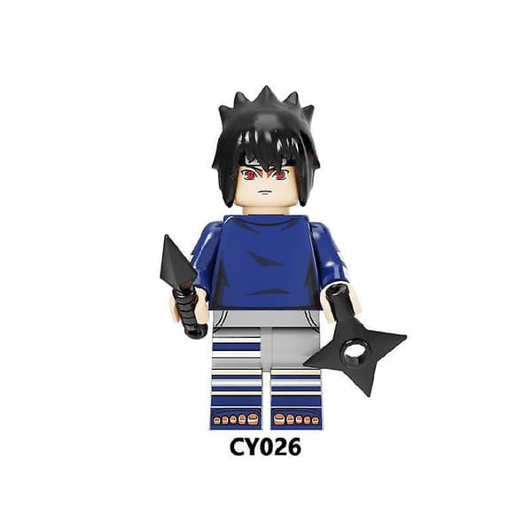 Naruto Samlet Børne Byggeklods Minifigur Legetøjsfigurer 8 stk