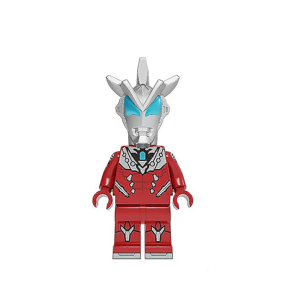 8pcs Ultraman Building Blocks Dolls Unlimited Cyroged Tero Dijia Assembled Building Blocks Mini Toys