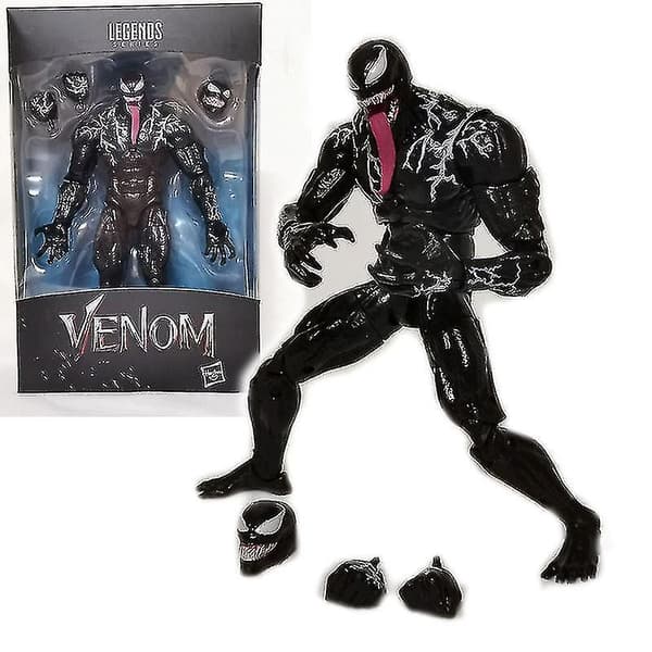 Venom 7-tommer Samlerobjekt Actionfigur Venom Legetøj, Premium Design Og 3 Tilbehør