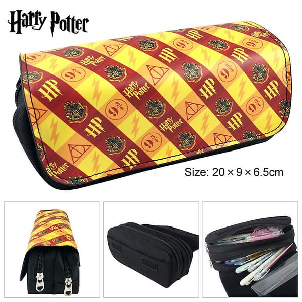 Harry Potter Children's Double Pencil Case Large Capacity color 3