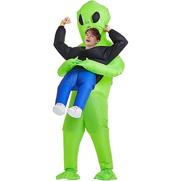 Inflatable Alien Costume For Adult Funny Alien Kidnapping Halloween