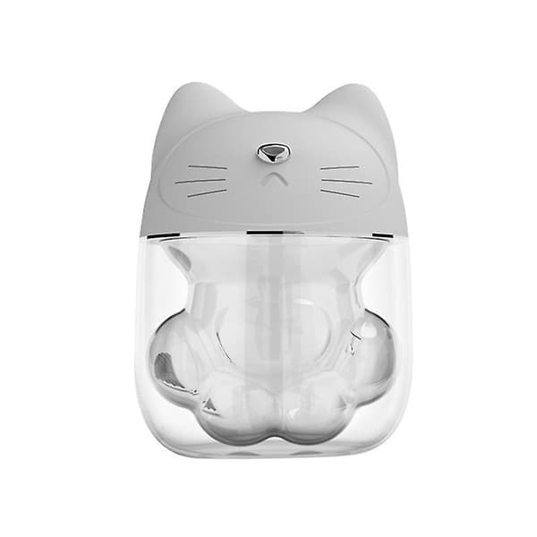 Usb Humidifier 150ml Mini Air Purifier Multi Colors Led Night Light For Travel Home Office White