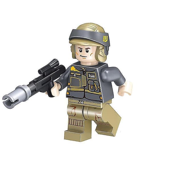 8 stk. Imperial Commando Tank Soldier Puslespill Montering Byggekloss Minifigur Leke