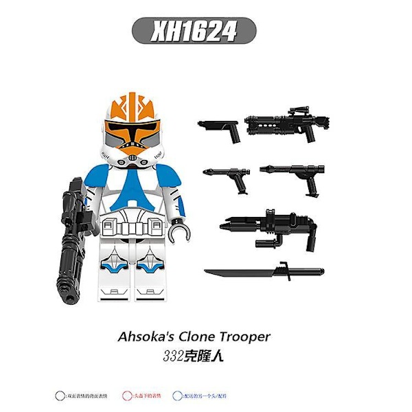 8cps Star Wars Minifigure Clone Assembled Building Block Toy Gift Birthday Gift