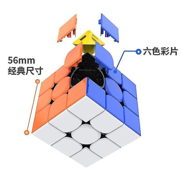 Ny Gan Cube Gan 356 Rs 3x3x3 Magic Cube Profesjonell Speed Cube Puslespill Cube 3x3 Spill Kuber Gan356 Cubo Magico Pedagogiske Leker