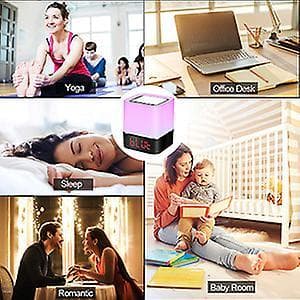 Bluetooth Speaker Lamp Led Touch Night Light Portable Wireless Speaker Bedside Lamp