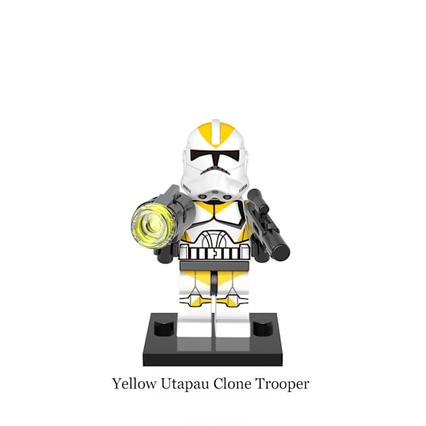 8 stk. Star Wars Montert Byggekloss Minifigur Leke