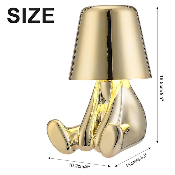 Table Lamp Decoration Bedroom Table Lamp Creative Statuette Modeling Table Lamp Thinker Table Lamp Mr-WHAT