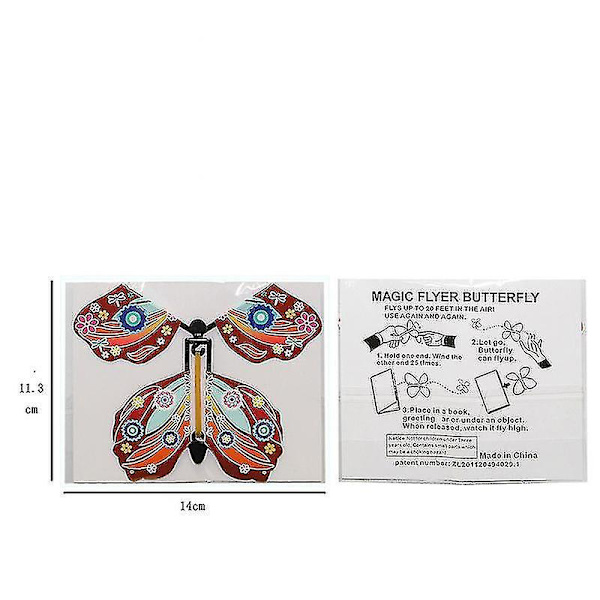 Flying Butterfly Kid Magic Toy (random Color)