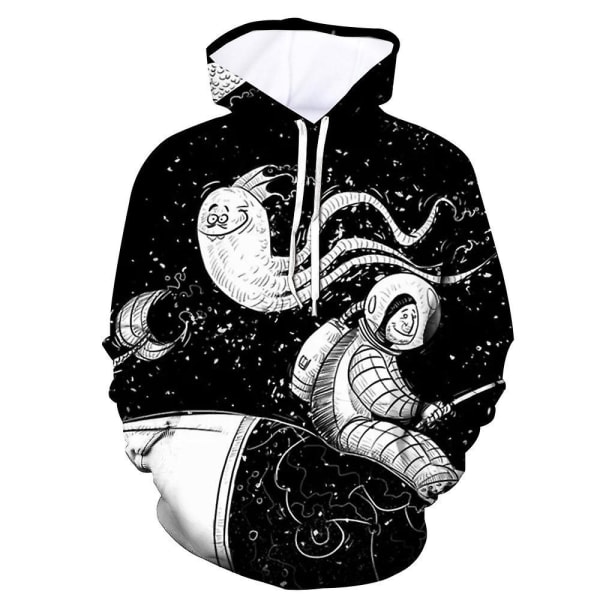 Men's Hoodie Casual Pullover Sweatshirt Personality Top 3d Printing Style 8