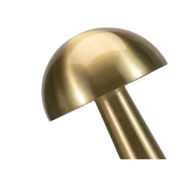 Mushroom Lamp Retro Brass Cafe Decorative Table Lamp Simple Metal Desk Lamp