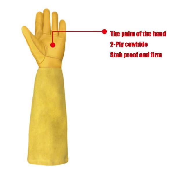 Long Gardening Gloves Rose Pruning Gloves Thorn Proof Garden Gloves With Long Forearm M