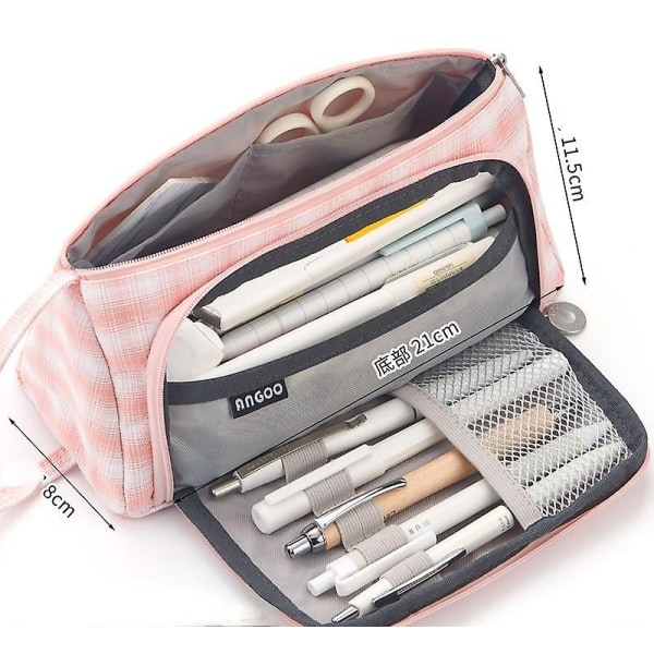 Multiple Colors Large Capacity Pencil Case Kawaii Pencilcase School Pen Case Supplies Pencil Bag School Box Pencils Pouch Stationery Style 14