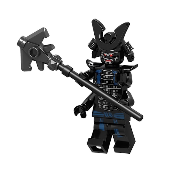 8pcs Phantom Ninja Series Violet Hutchins Kamandu Children's Assembled Building Block Toy