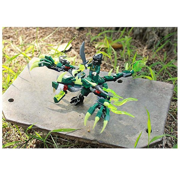 4pcs Dragon Phantom Ninja Series Building Blocks Compatible Music Child Collax