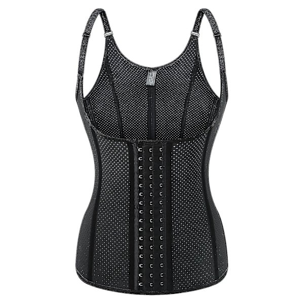 Ladies Punching Shapewear Latex Support Chest And Abdomen Belt Black L
