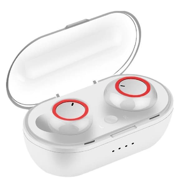Trådløse Bluetooth-kompatible 5.0 Touch Control Øretelefoner med Mikrofon og Opladningsboks A