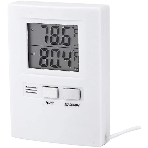 Termometer Måler Tester Høj Præcision LCD Digital Batteridrevet
