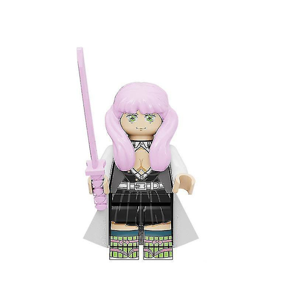 8 kpl Demon Slayer Blade Inosuke Tanjiro Nidou koottavia lasten rakennuspalikoita minihahmo