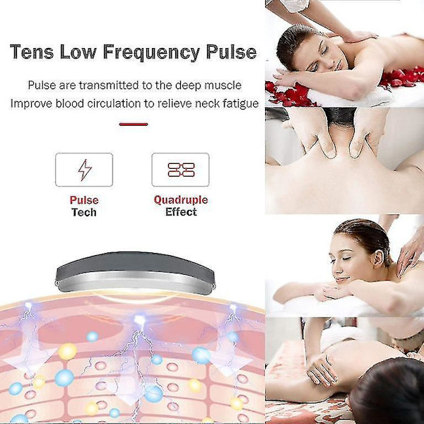 2022 New Arrival Neck Traction Massage 4d Neck Massager For Pain Relie White