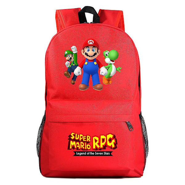 Super Mario Star Junior Skolesekk Color-2