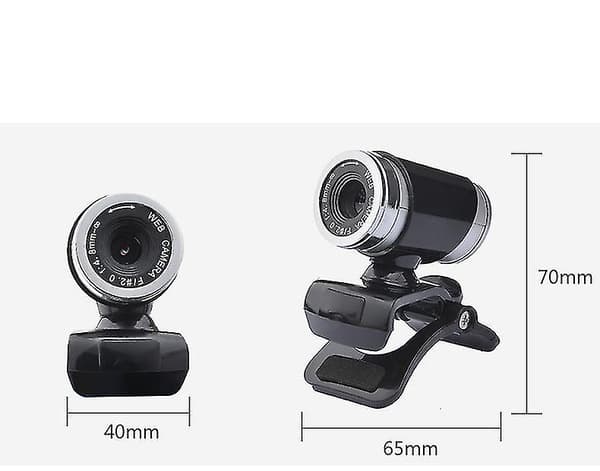 Red-hd Webcam med mikrofon, Streaming Web Camera Støjreduktion