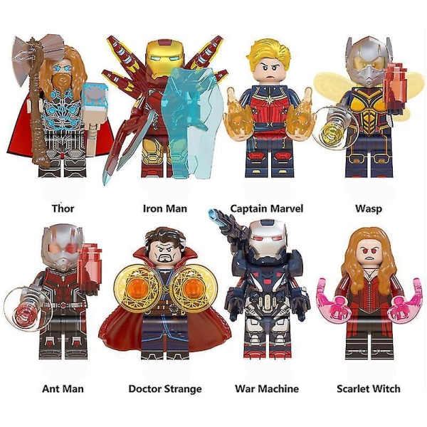 Marvel/avengers 4/iron Man/spiderman Building Block Minifigure Puzzle Children Assembling Toy Child's Gift