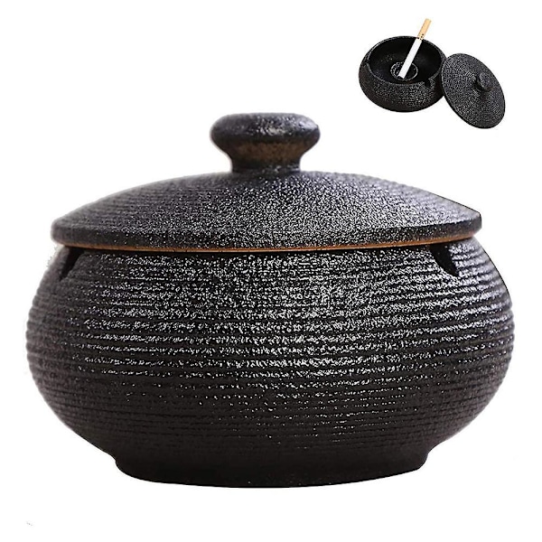 Ceramic Ashtray-kiln Turns Blue Black
