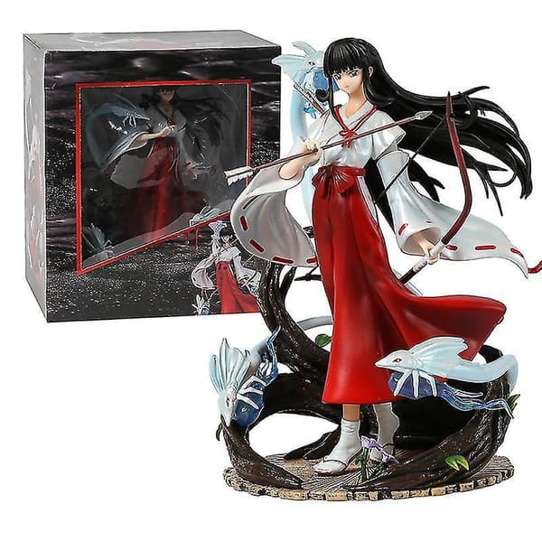 Inuyasha Kikyo Gk Statue Samlerfigur Model Dukke Dekoration Legetøj 25cm box