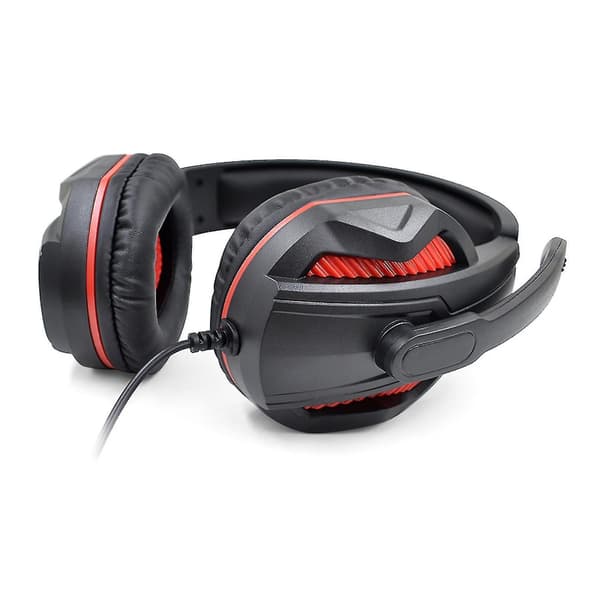 3,5 mm Justerbart LED Lys Kablet Bas Stereo Gaming Headset Øretelefon Hovedtelefon