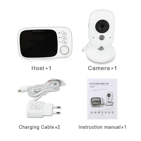Camera Baby Monitor Wireless -digital Night Vision Walkie Talkie 3.2