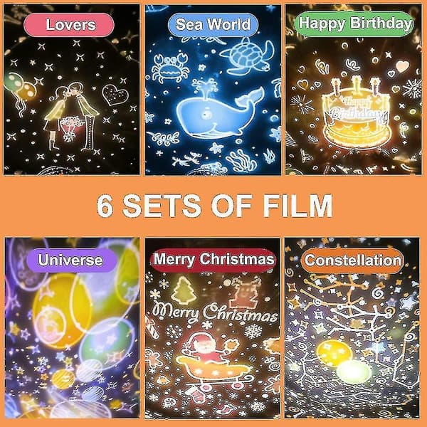 Night Light Projector For Kids, Crown Duckling Star Light (music Box)