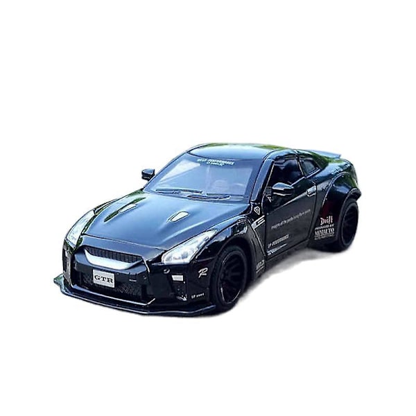 1:32 Toy Car Nissan Gtr Metal Toy Race Alloy Car Diecasts & Toy V black