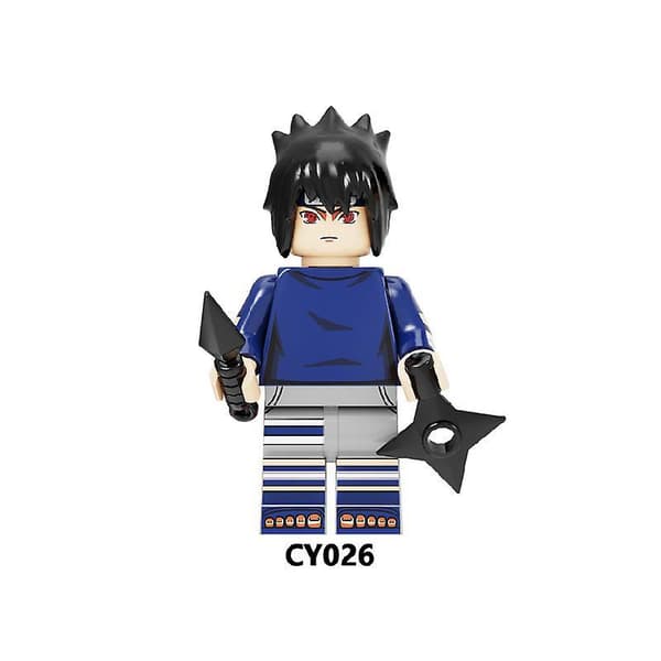 8 stk. Naruto Samlede Børne Byggeklods Minifigur Legetøj