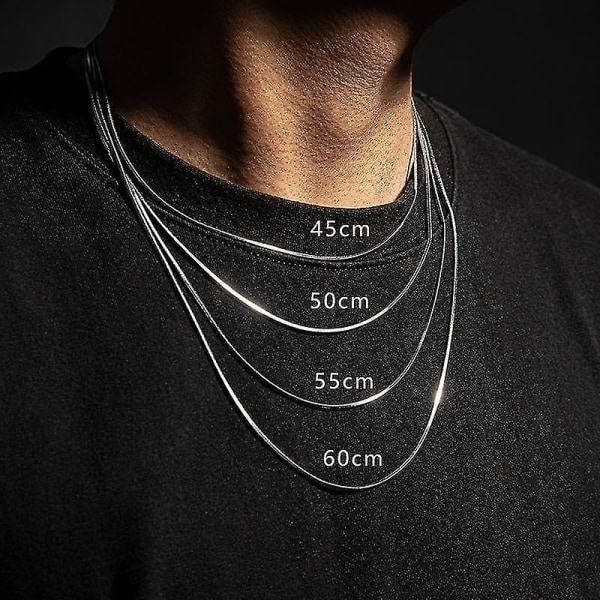 Mens Stainless Steel Chains , Classic 45 cm