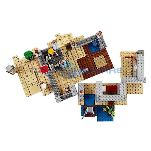 The Desert Outpost Model Building Blocks With My World Action Figures Bricks Set Gifts  Toys For Children Kids Boys Girls