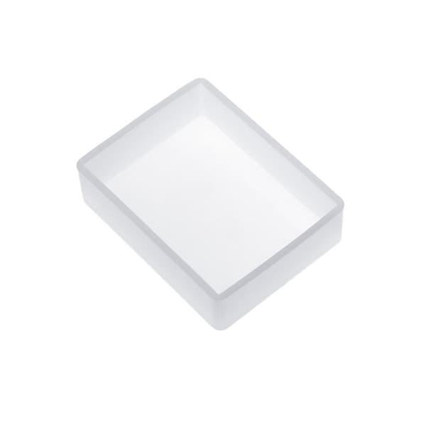 Silicone Mold Diy Square Rectangle Exopy Resin Mirror Crafts Jewelry Decoration C