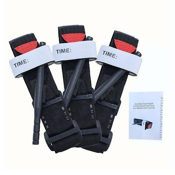 3/6 Pcs Emergency Tourniquet Outdoor Portable First Aid Quick Tourniquets Cat Medical Tactical Equipment 3pc