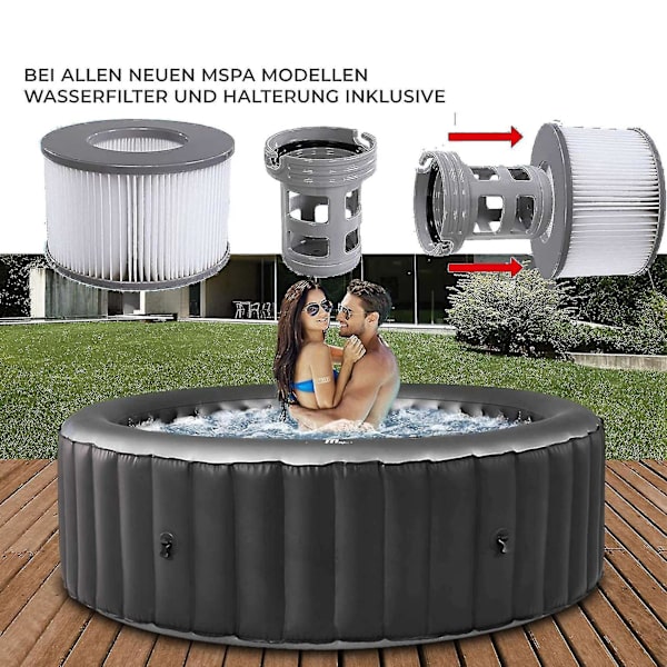 Whirlpool Erstatningsfilter til Mspa Filterpatron Vandfilter