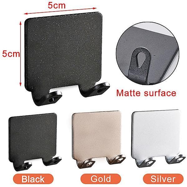 2pcs Punch Free Shaving Razor Holder Men Shaving Shaver Storage Hook Black