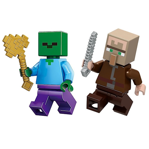 8 stk. Figursæt Actionfigur Minifigurer Børnelegetøj Fødselsdagsfestgaver Til Voksne Og Børn Drenge Piger
