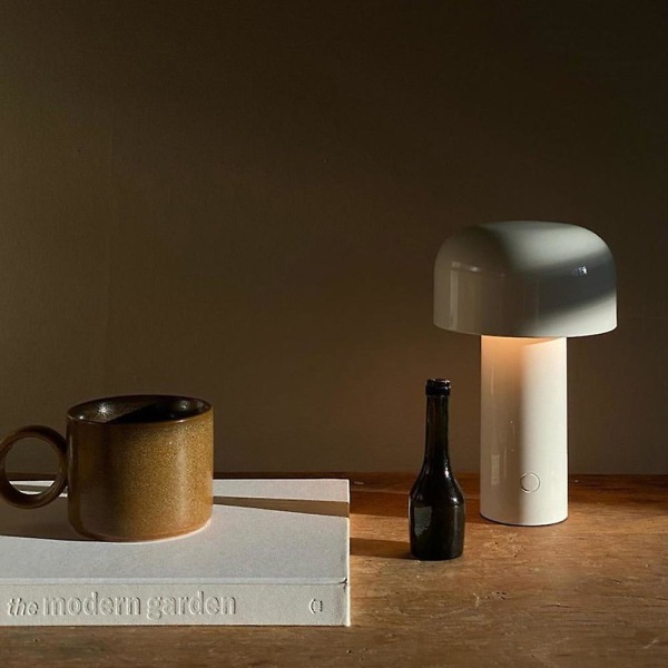 Portable Wireless Touch Rechargeable Desk Lamp Usb White
