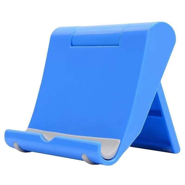 Convenient Phone Holder Easy Use Pp Universal Adjustable Angle Phone Stand For Daily Use Blue
