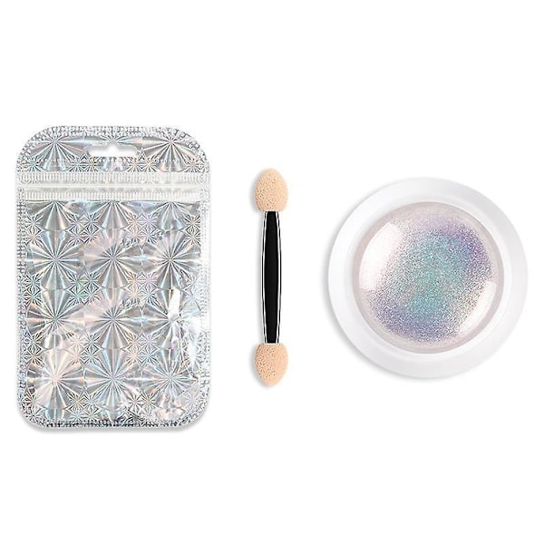 Krom Perle Skjellpulver - Neglekunst Glitter For Manikyr Color 6