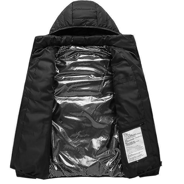 Heated Jacket Winter Outdoor Warm Electric Heating Coat 8 Heating Zones Coats Jackets M