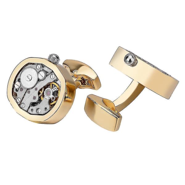 Cool Steampunk Cufflinks Watch Movement Cufflinks For Mens Shirt