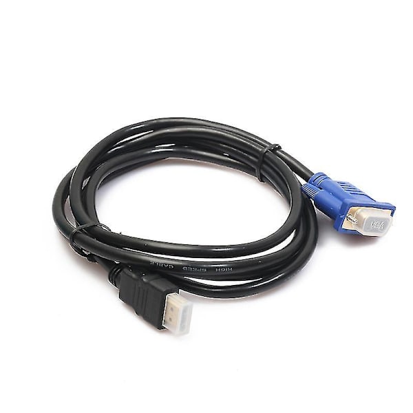To kabeladapter 6ft 1080p forgyldt han til han videoadapter konverteringskabel til videoadapter konverteringskabel kompatibel til computer bærbar projektor