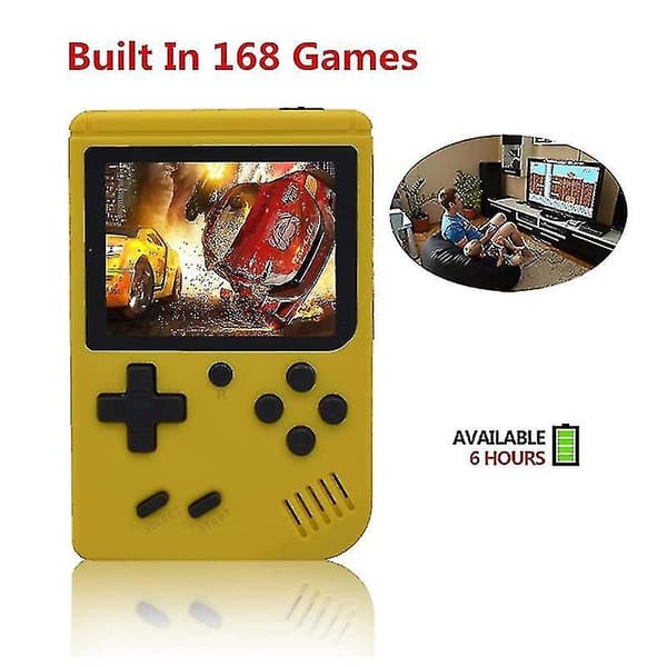 Handheld Game Console Retro Mini Handheld Video Game Console Gameboy Built-in 400 Classic Games Gift Red