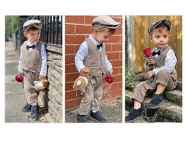 Baby Boys Suit Outfits brown 66cm